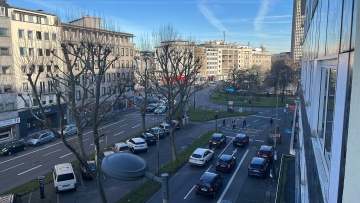 Blick vom Balkon Richtung Ebertsplatz