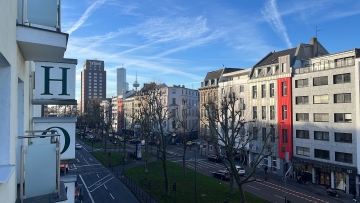 Blick vom Balkon