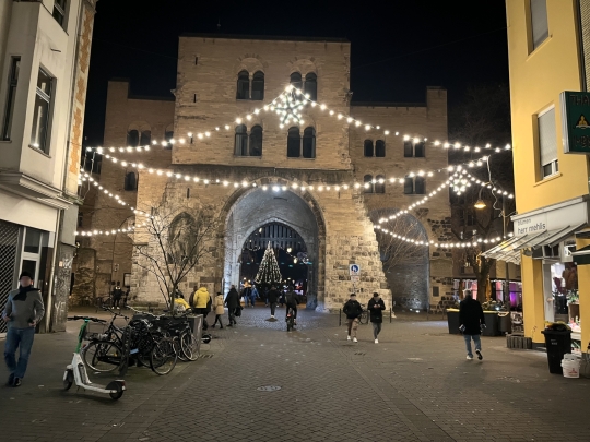 auf dem Heimweg ins Hotel