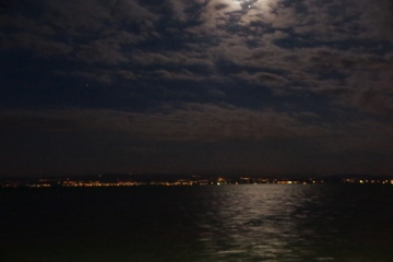 Mondschein über Bodensee